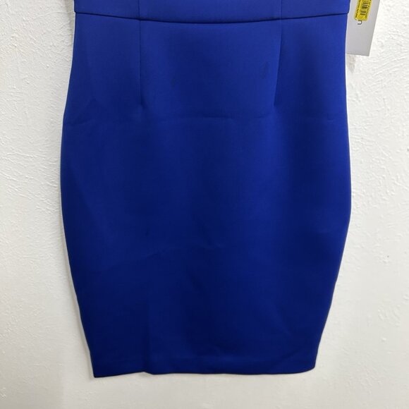 Calvin Klein Blue Midi Dress with Sleek Design - Picture 3 of 11